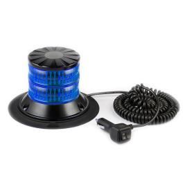 Gyrophare LED Bleu double étage classe 2  fixation magnétique